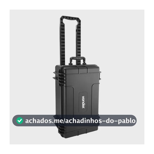 Maleta Case Anti Impacto Ip67 Com Rodas E Espuma Removível Vonder Mai545 Modelo Novo