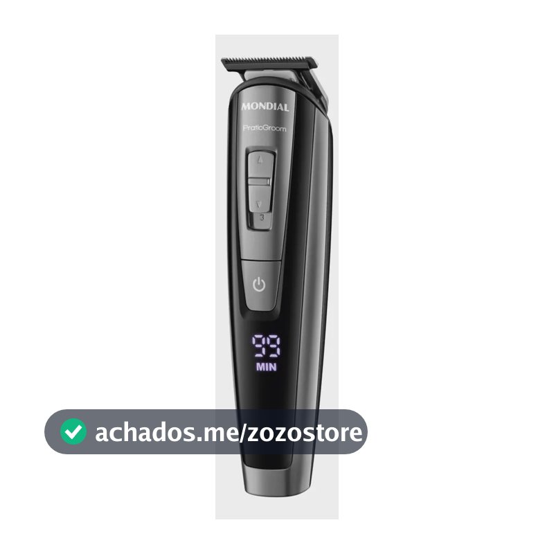 Maquina de Cortar Cabelos/ Aparador de Pelos Praticgroom Mondial