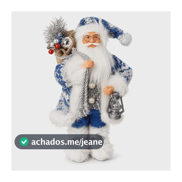 Boneco Papai Noel Decorativo Enfeite Natalino