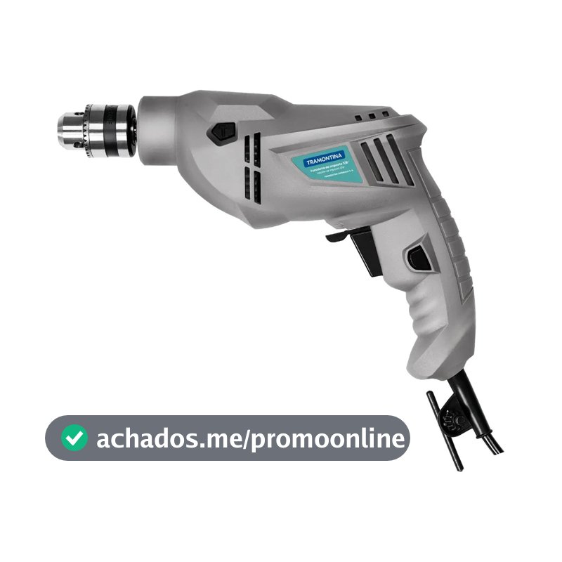 Furadeira De Impacto 500 W 3/8 Cinza Tramontina