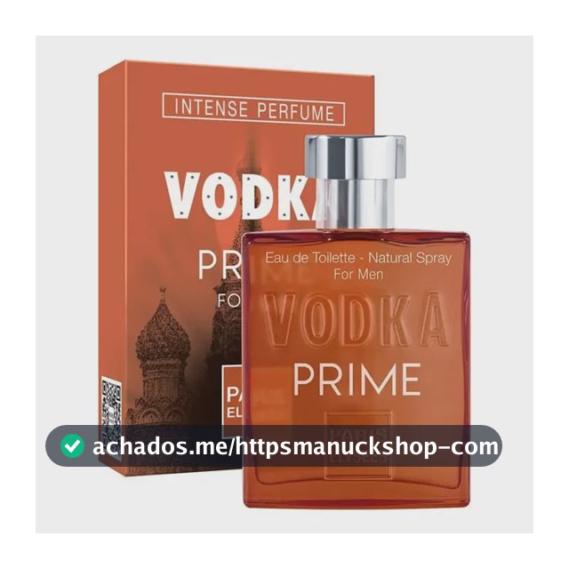 Perfume Vodka Prime Paris Elysees Masculino Intense 100ml