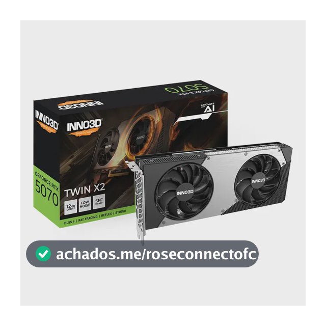 Placa de Vídeo Inno3D Nvidia GeForce RTX 5070 12GB GDDR6