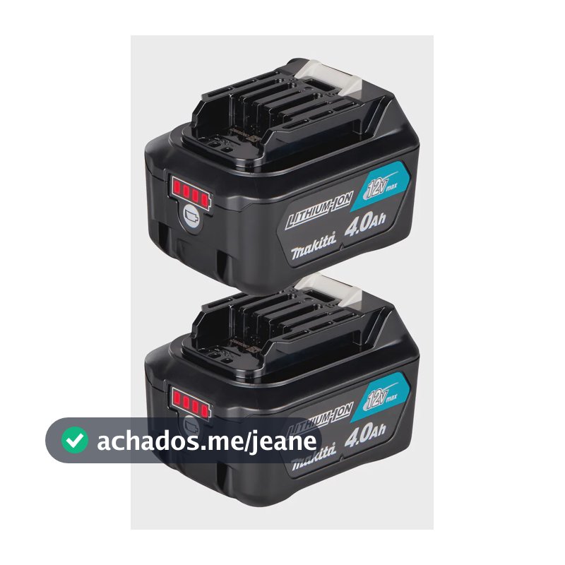 Kit 2 Bateria 12v Litio Li-ion Makita Bl1041b 4a