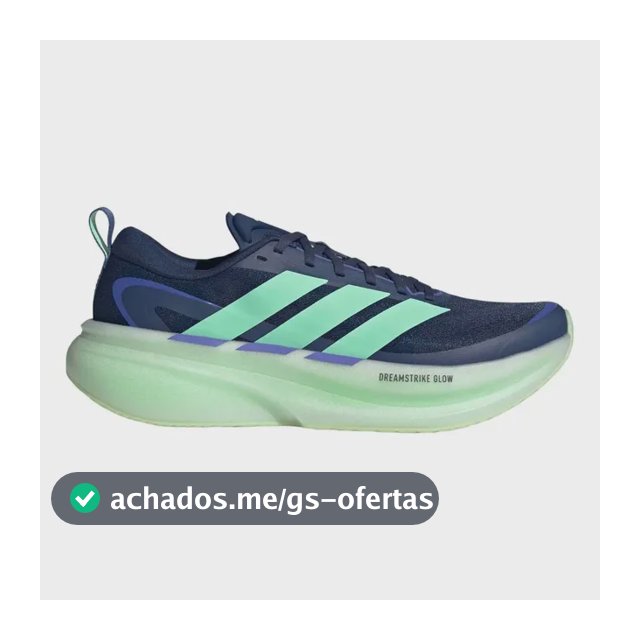 Tênis De Corrida Masculino Supernova Glide adidas Azul Liso 41 Br
