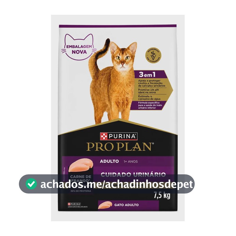 Alimento Pro Plan OptiTract Urinary para gato adulto de raza todos os tamanhos sabor frango y arroz