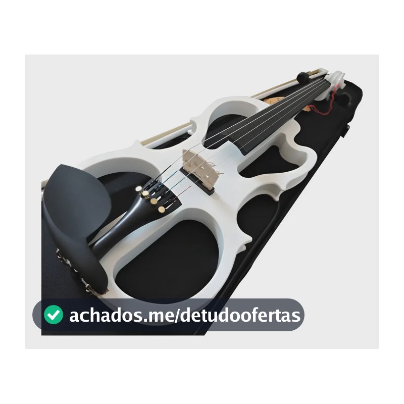 Violino Barth Violino Elétrico Wt 4/4 Branco Acabamento Brilhante