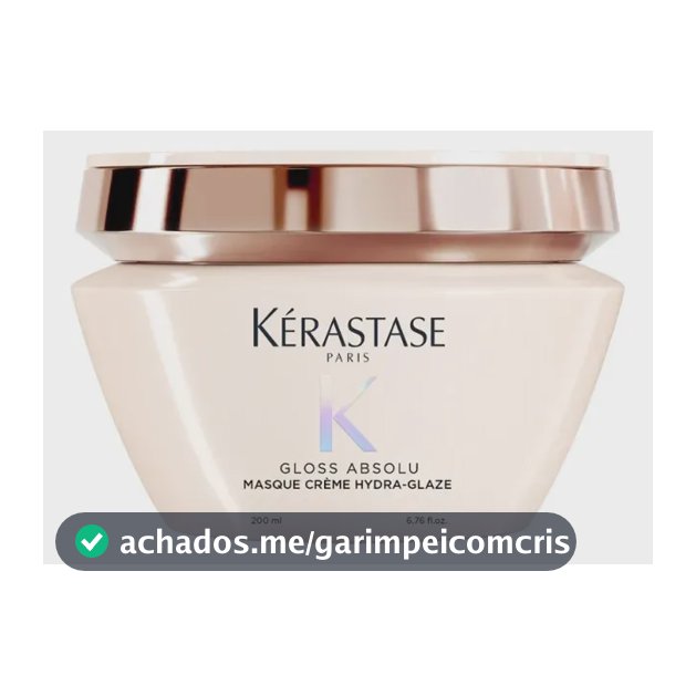 Gloss Absolu Masque Crème Hydra Glaze Máscara 200ml Kérastase