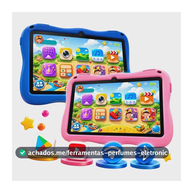 Tablet Infantil Easytech 7 8gb 128gb Android 15 Rosa