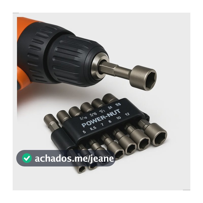 Jogo De Soquetes Canhão 14 Peças 5 - 12mm Aço Sextavado