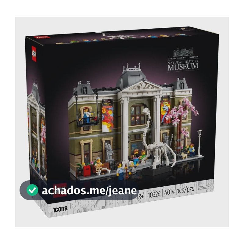 Museu de História Natural Lego Icons 10326 - 4014 Pz