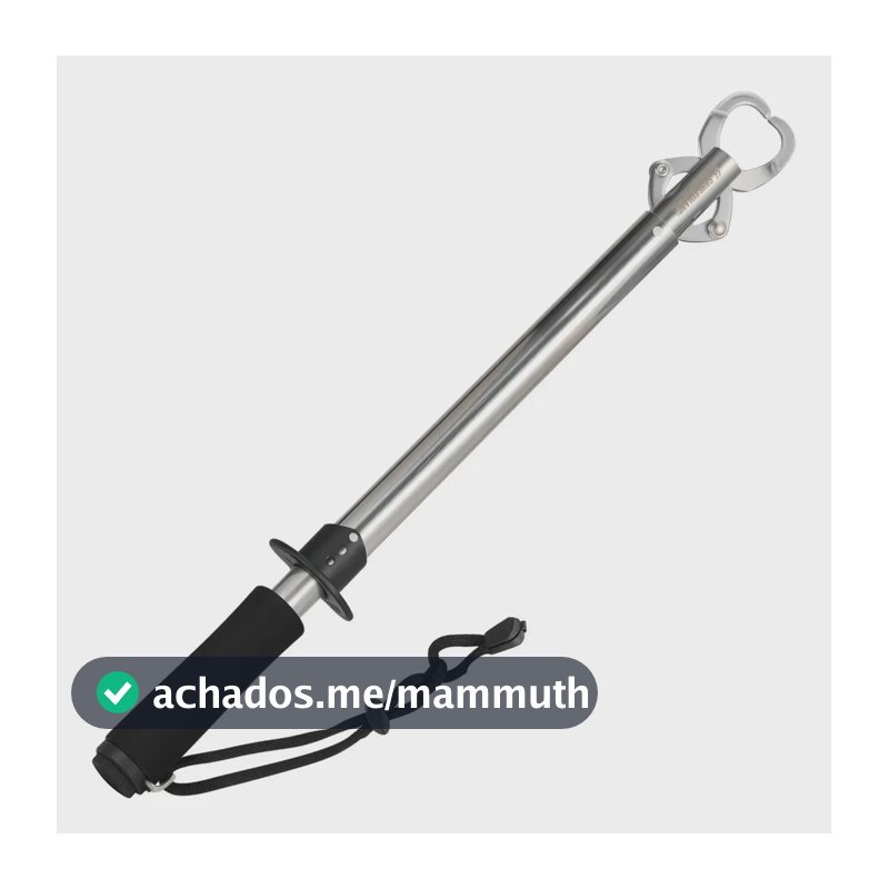 Alicate Pega Peixe Contenção Com Balança 18kg Extendido