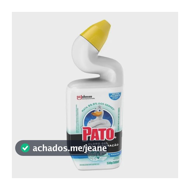 Limpador Sanitário Cloro Gel Marine Espuma Ativa 500ml Pato