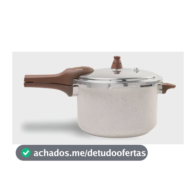 Panela Pressao Brinox Ceramic Pressure Indução 6,8l Vanilla