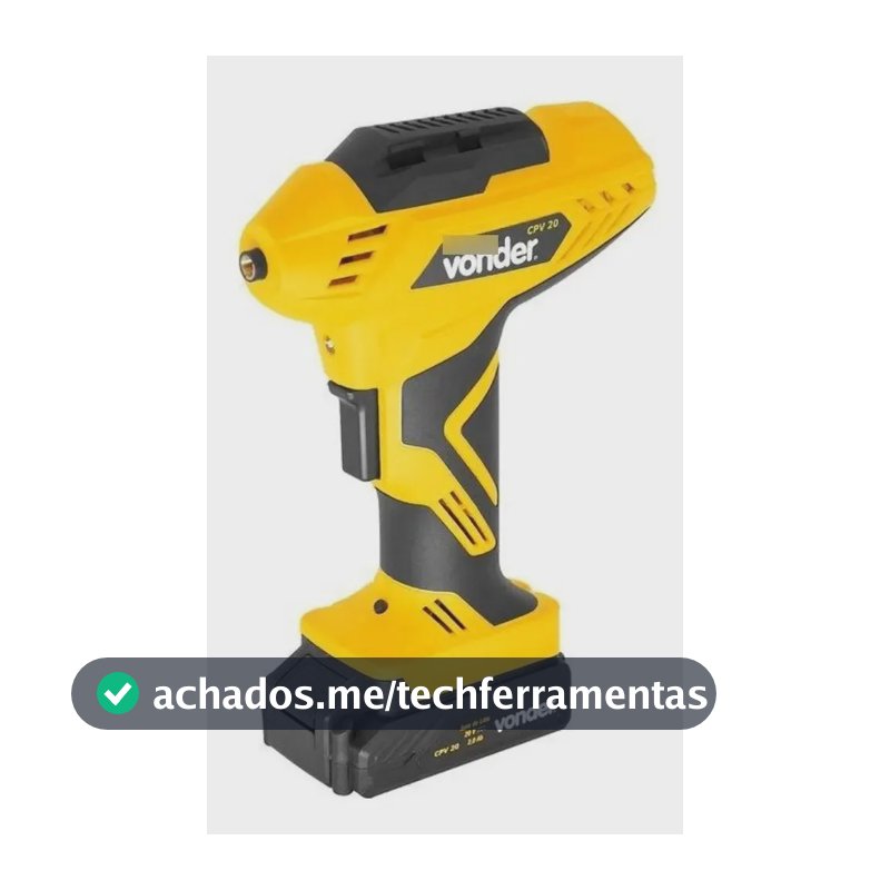 Compressor De Ar Elétrico Portátil Vonder Cpv 20 Amarelo/preto 50 Hz/60 Hz