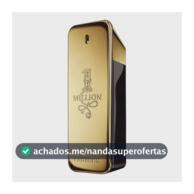 Perfume Rabanne 1 Million Eau de Toilette 200 ml masculino
