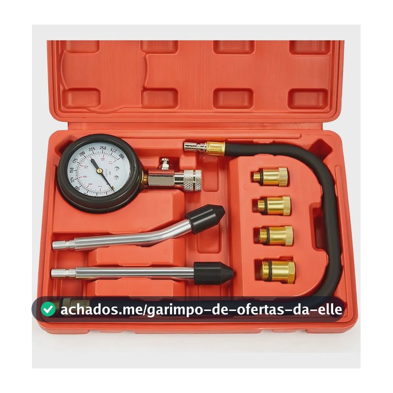 Medidor De Compressão De Motor P/ Teste De Cilindros A Gás