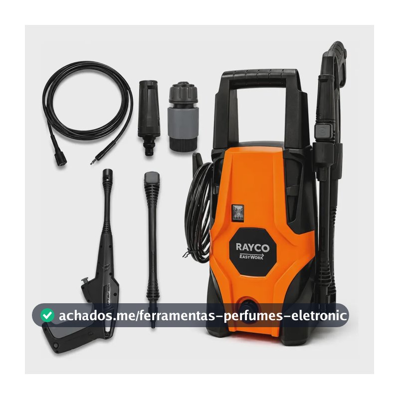 Lavadora de Alta Pressão Rayco Easywork 105 Bar 1.6kW 6.3l/min