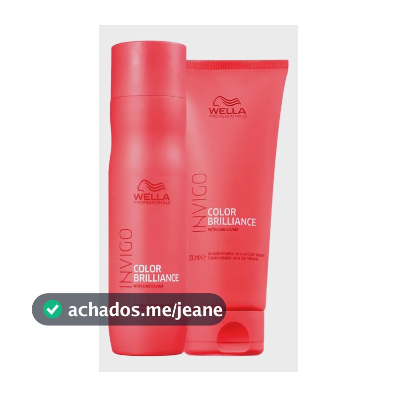 Kit Wella Invigo Color Brilliance Sh 250 Ml + Cond 200 Ml