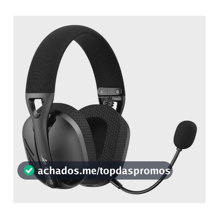 Headset Gamer Sem Fio Havit Fuxi H3 7.1 Surround Preto