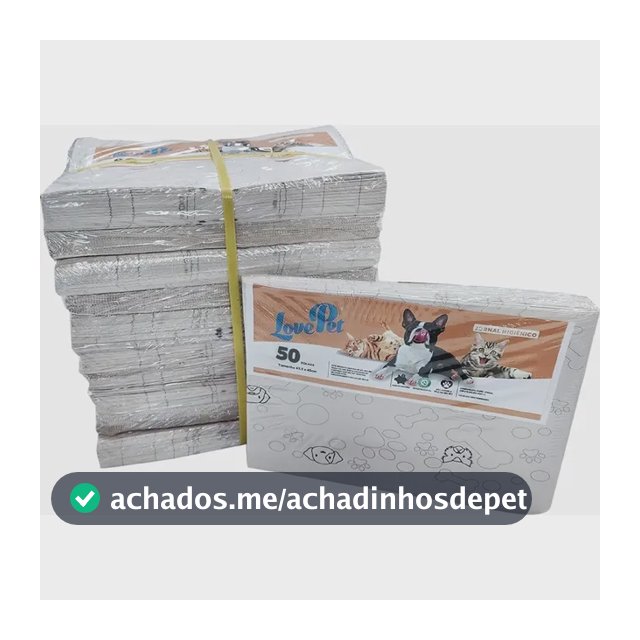 Jornal P/ Pets E Gatos - 6 Pacotes C/50 Folhas Cada