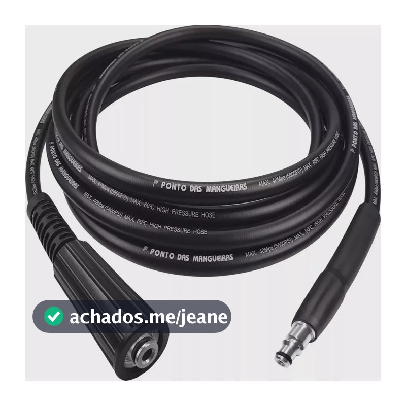 10 Metros Mangueira Compatível Electrolux Ews30 Tipo Encaixe Cor Preto