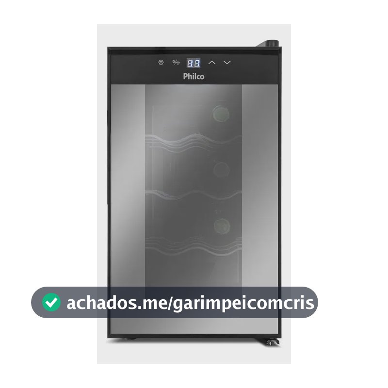 Adega Pad8 Display Eletrônico 8 Garrafas Philco