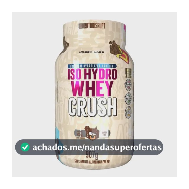 Whey Protein Isolado Hidrolisado Chocobear 907g - Under Labz Chocolate