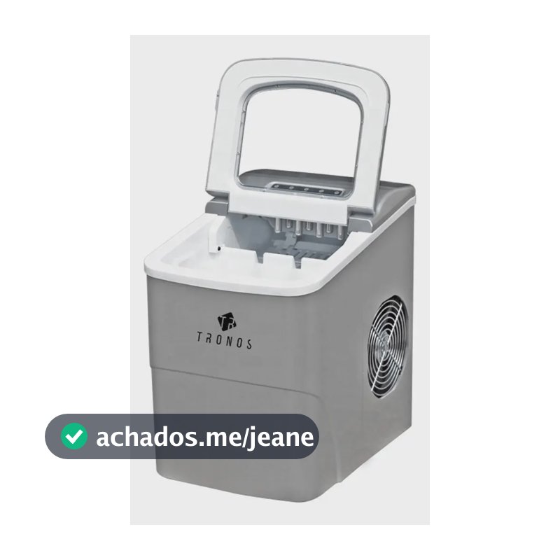 Máquina Gelo Portátil Tronos B12-b Cinza 2 Litros 12kg
