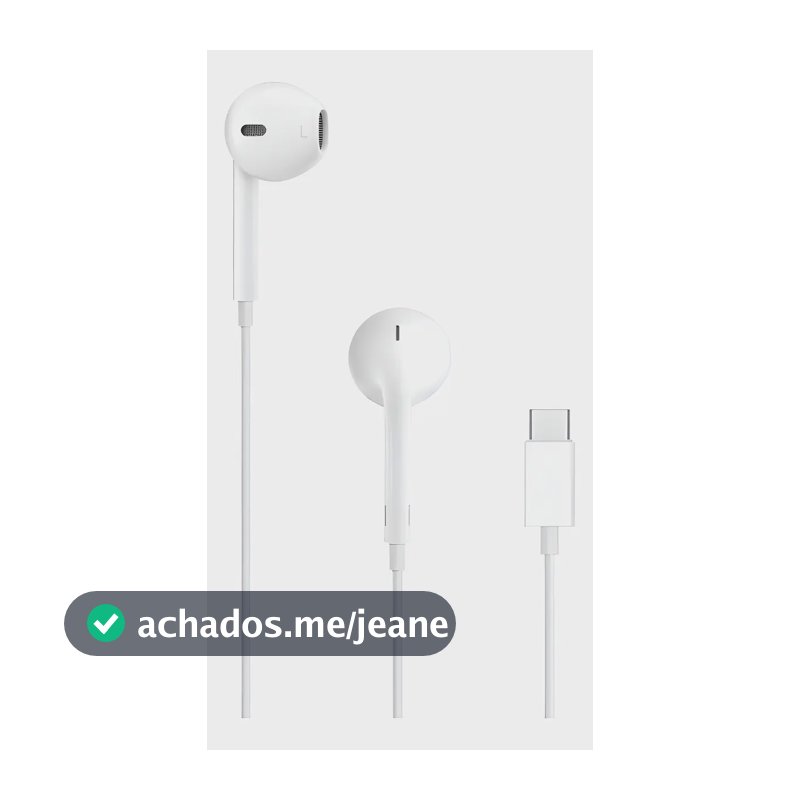 Apple Earpods Fone de ouvido USB-C Branco Distribuidor Autorizado - Distribuidor Autorizado