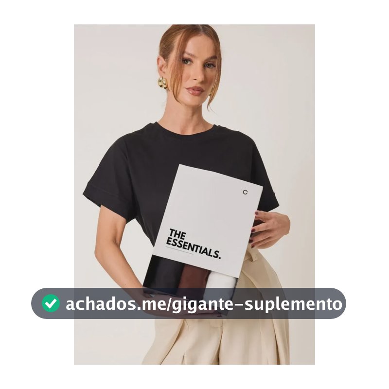 Kit 3 T-shirts Oversized Classic Algodão Cléa Store