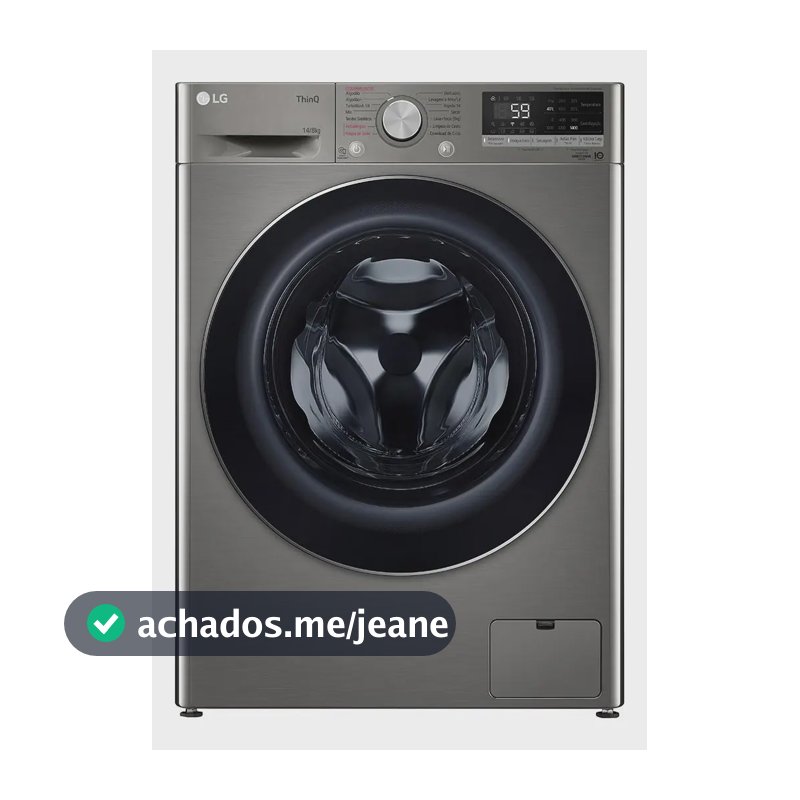 Lava e Seca Smart LG Vc4 Inox 14kg Cv5014pc4 IA