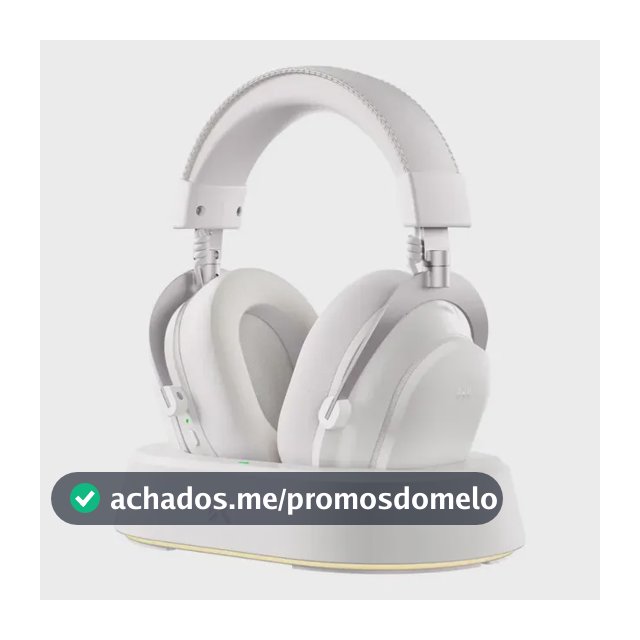 Headset Gamer Mchose V9 Turbo Wireless 200h Bateria Base Rgb Icy White
