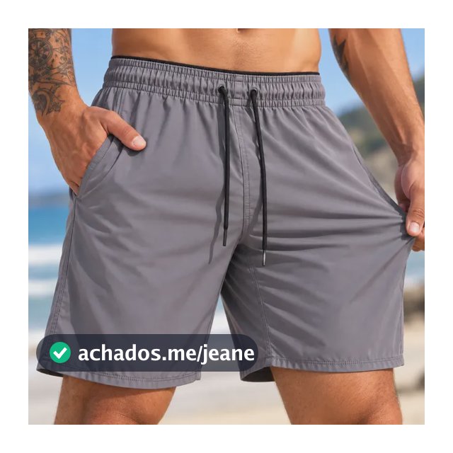 Bermuda Academia Masculino Lycra Shorts Tactel Treino Praia