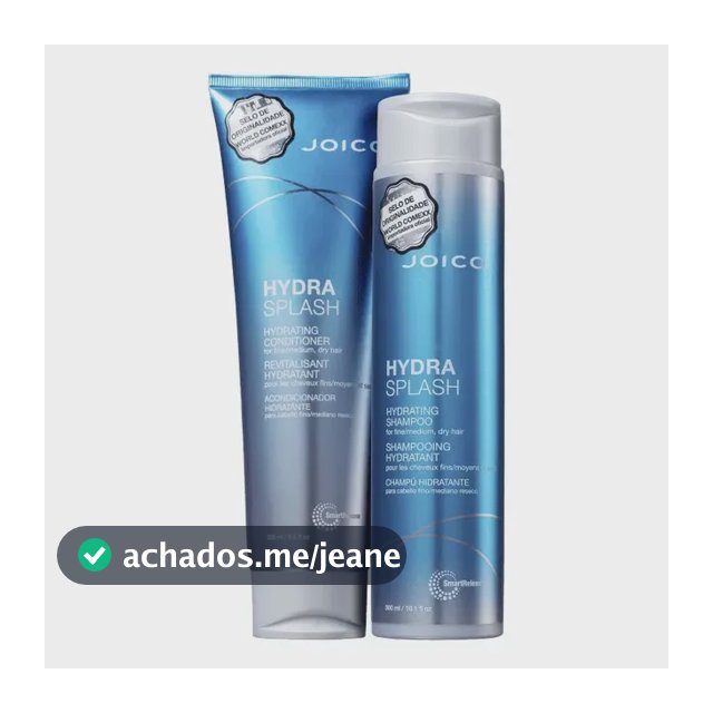 Joico Hydra Splash Shampoo 300ml + Condicionador 250ml