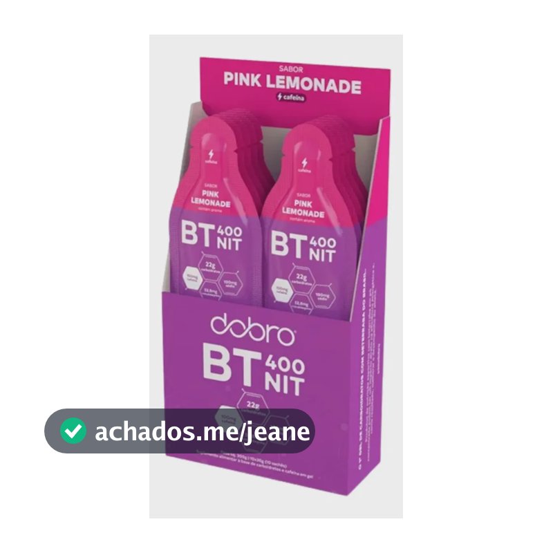 Bt Nitrato Gel Dobro Com Citrulina Sabor Pink Lemonade 10x30g