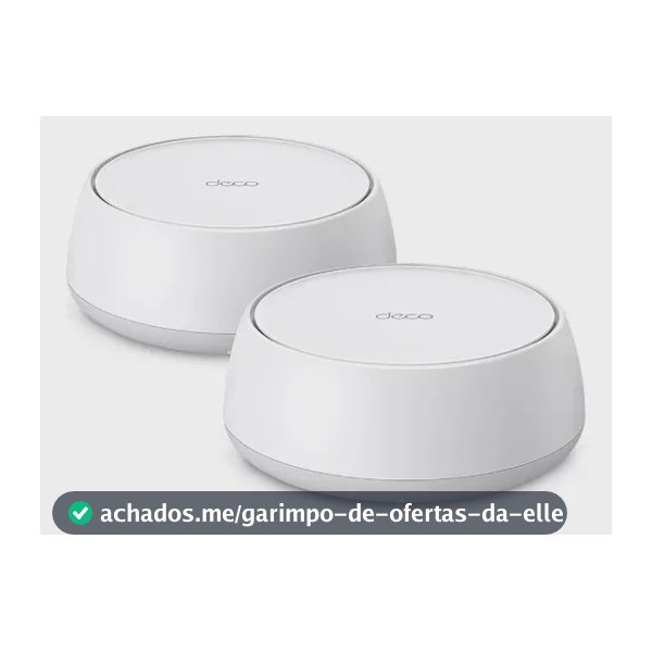 Roteador Wi-Fi 7 Mesh TP-Link Deco BE22 Dual Band Be3600 Backhaul Gigabit (Pack com 2)