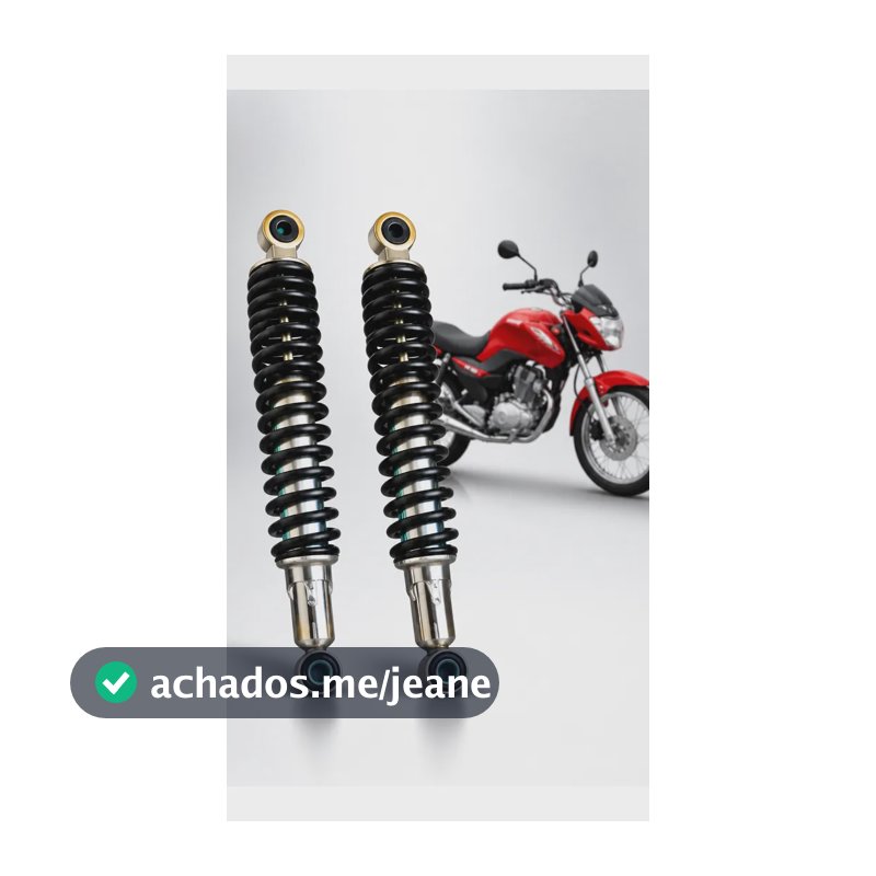Par Amortecedor Moto Cg Titan 150 2004 Á 2012 Fan 2009