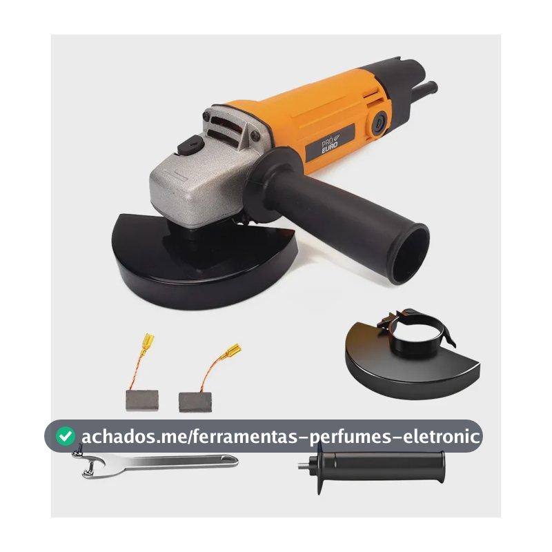 Esmerilhadeira Profissional 720w 115mm 11500rpm Pró Euro 220v