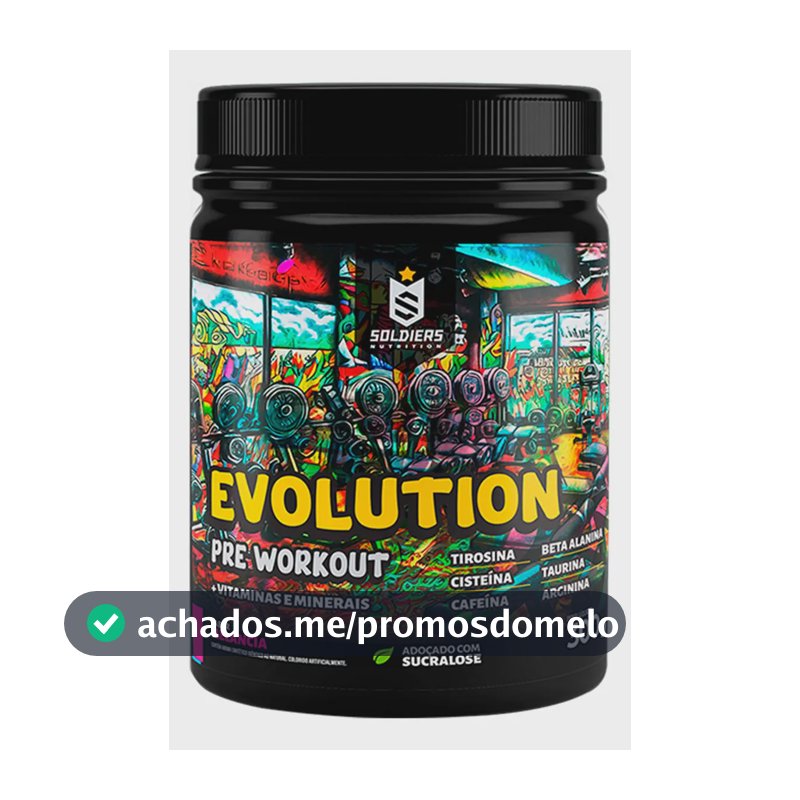 Suplemento Soldiers Nutrition Evolution en pó sabor melancia x 300g