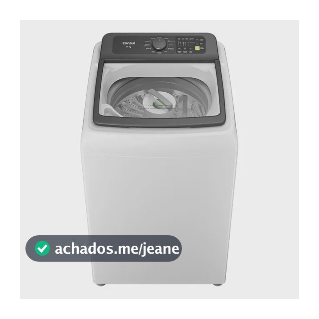 Máquina de Lavar Consul 14Kg Branca com Modo Eco - CWN14AB