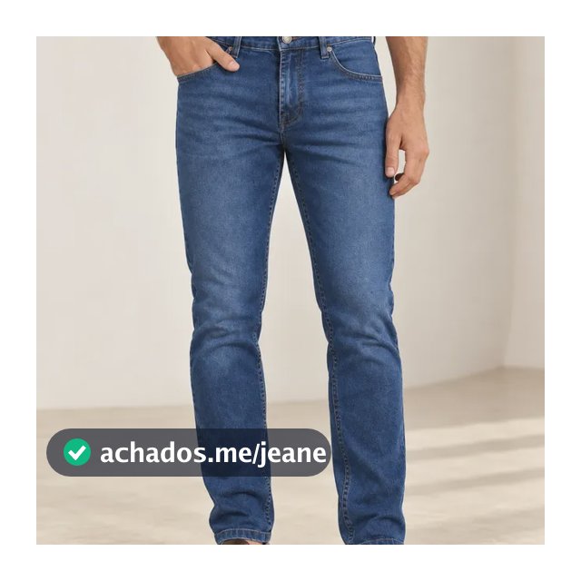Calça Jeans Aramis Slim Azul Escura Media Masculina Original Jeans Escuro 44