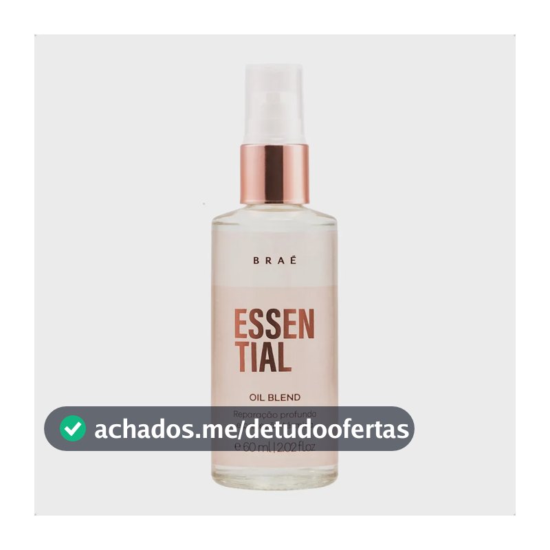 Braé Essential Oil Blend Reparação E Proteção Térmica 60ml