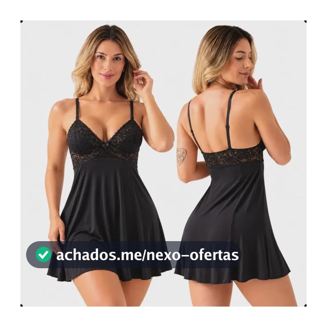 Camisola Feminina Sexy Renda E Microfibra Lingerie De Luxo