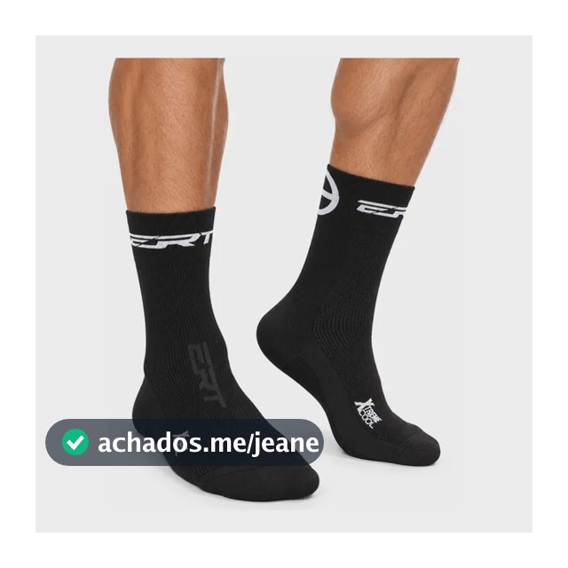 Meia Ert Ciclismo Corrida Cano Médio Xtreme Cool Respirável