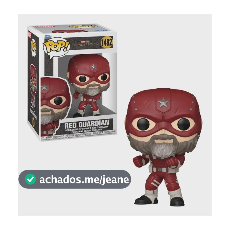 Boneco Funko Pop! Marvel Thunderbolts - Guardião Vermelho