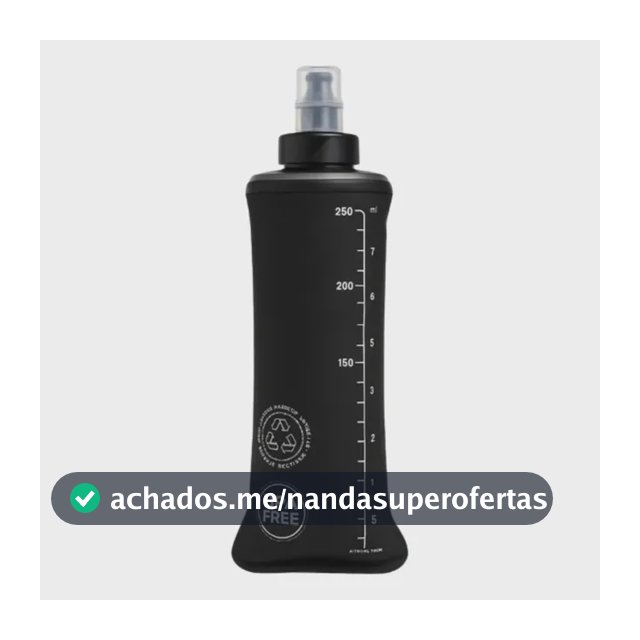 Garrafa De Água Mole Dobrável Corrida Silicone Squeeze Preto