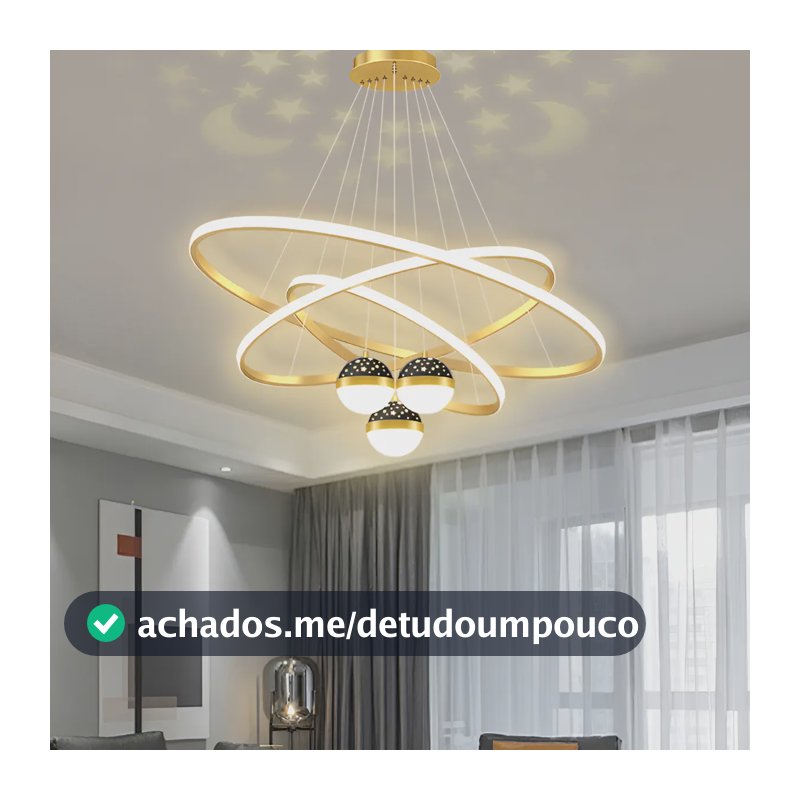 Lustres Para Sale,luminaria Pendente Teto -3 Cores Lampada 127/220v Amarelo