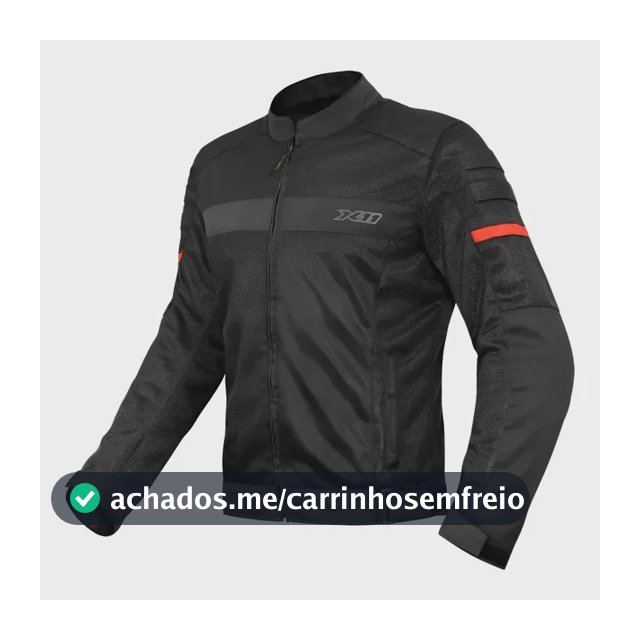 Jaqueta Motociclista X11 Super Air Ventilada Masculina Preto