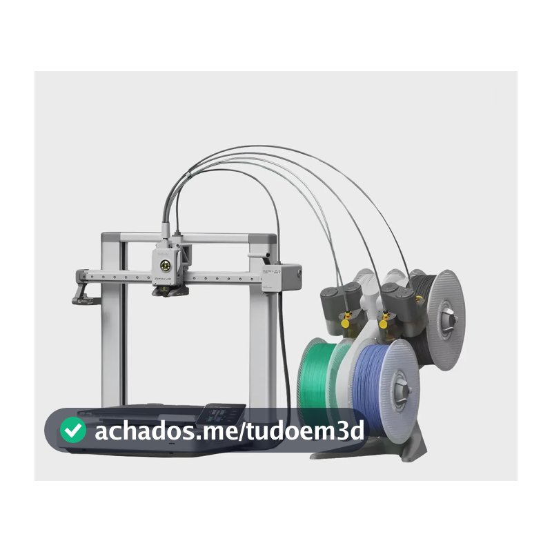 Bambu Lab A1 Combo Ams Lite Impressora Fdm 3d 110v/220v 127/220v Prateado