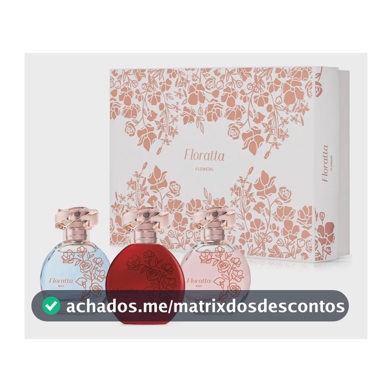 O Boticário Floratta Flowers Kit Presente 3 Itens